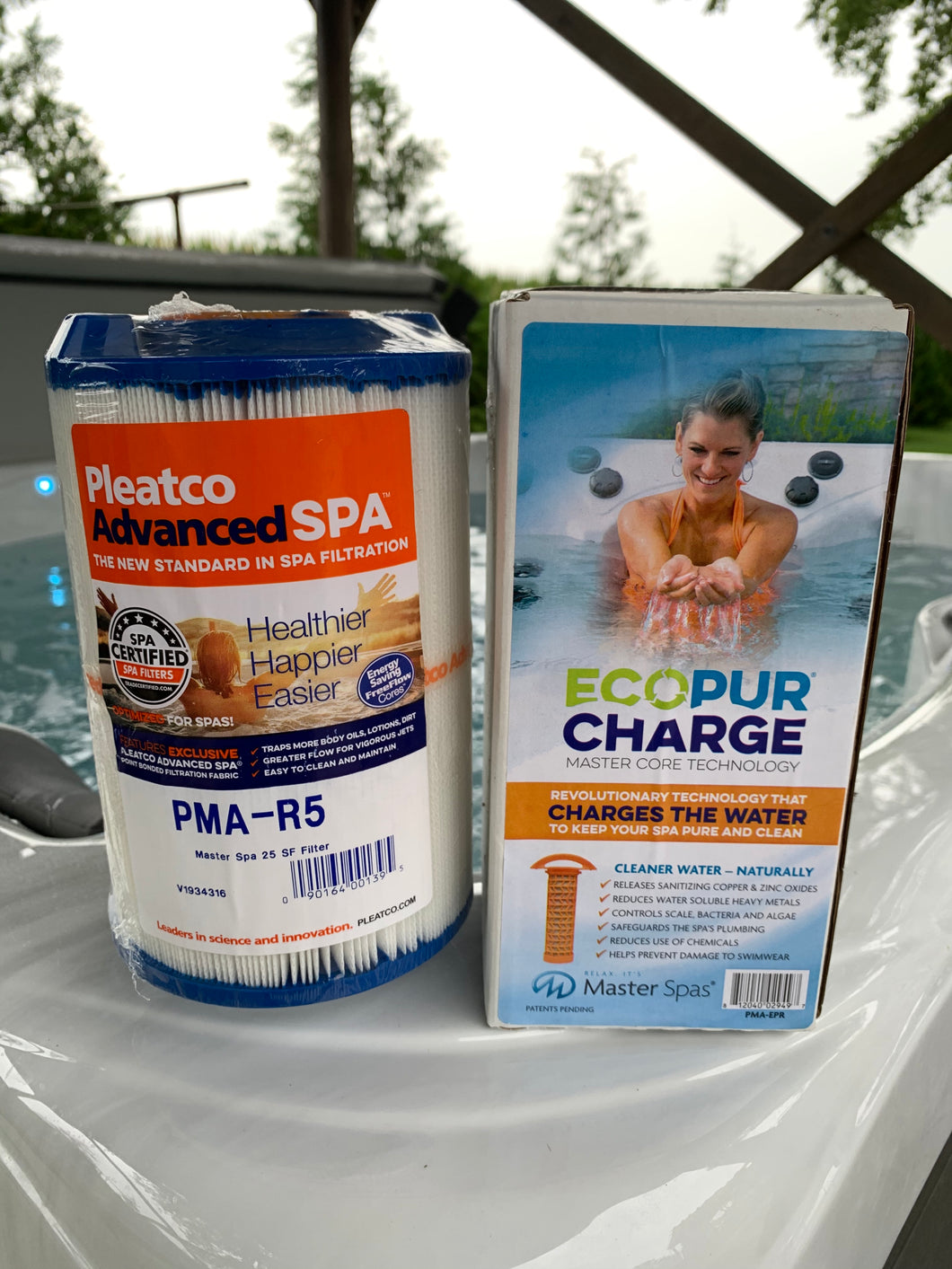 Getaway Spas Eco Pur Charge System Filters (full filter system - 2 filters)